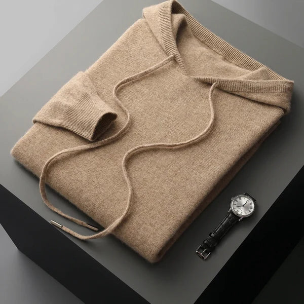 Pure Cashmere Hoodie Sweater