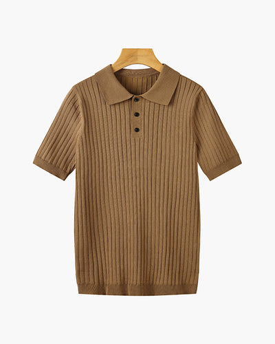 GIMCHEON Knitted Polo Shirt