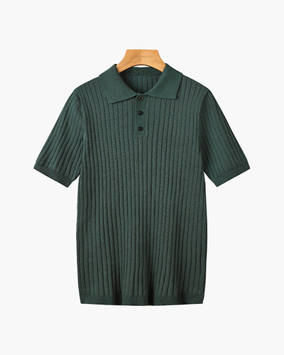 GIMCHEON Knitted Polo Shirt
