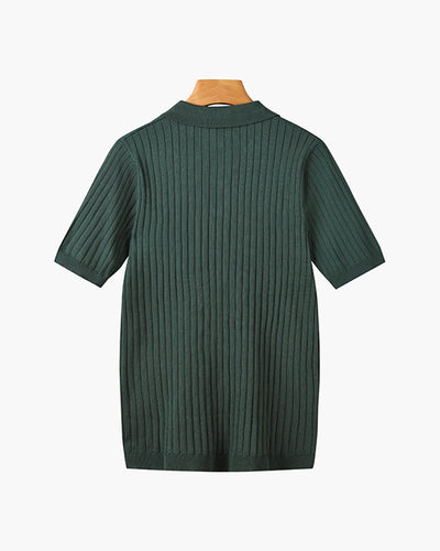 GIMCHEON Knitted Polo Shirt