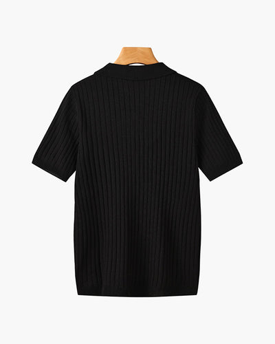 GIMCHEON Knitted Polo Shirt